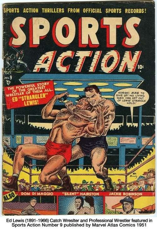 Ed Strangler Lewis Comic Book