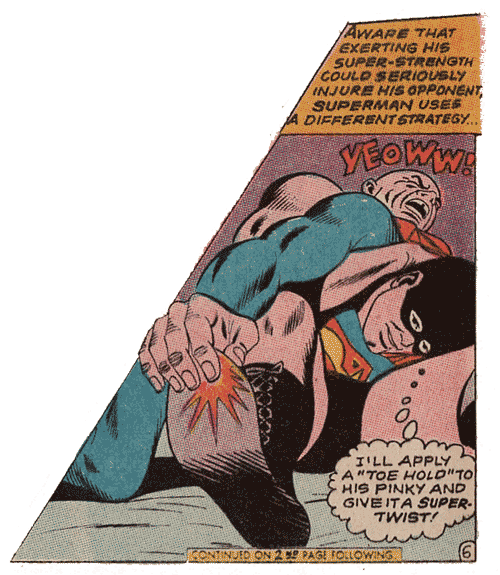 Superman Toe Hold